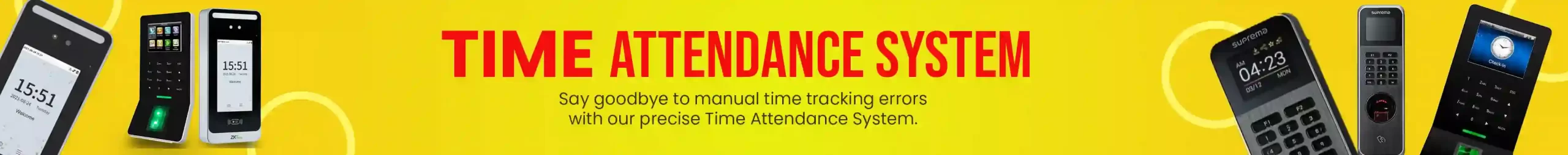 time attendance banner